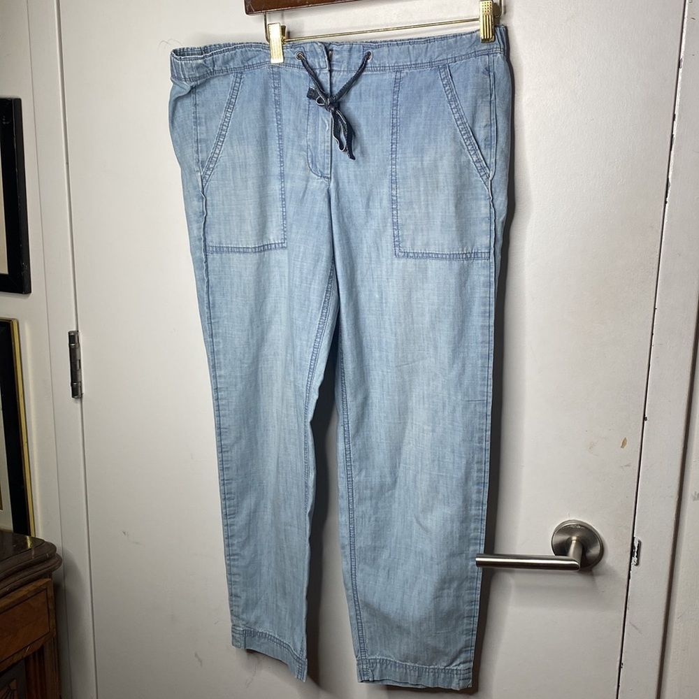 J. Crew Chambray Drawstring Pants - image 2